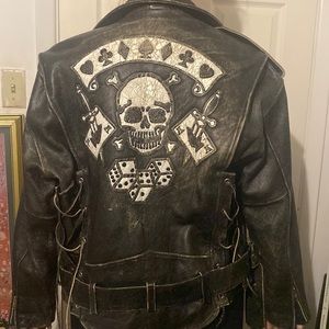 Vintage Michael Hoban Leather biker jacket